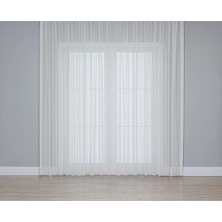 Fabric Design Keten Plus Tül Perde (Krem, 250 x 270)