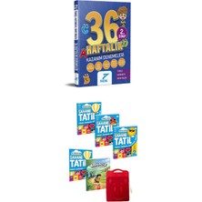 Model 2.sınıf Şahane Yaz Tatil Seti - 5 Kitap + Karne Kılıfı-Pruva 36 Haftalık Denemeler Set(2 Kitap)