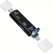 A-5068 Type-C To USB 3.0 Flash Otg Veri Aktarım Sd Tak Çalıştır Kart Okuyucu Çevirici