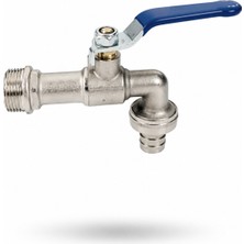 Alıç Küresel Kollu Musluk 1/2 - Metal Su Musluğu Dayanıklı Gövde