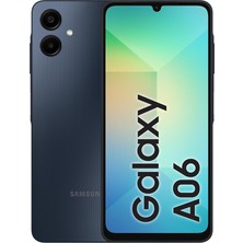 Galaxy A06 Akıllı Cep Telefonu, 4 GB Ram, 128 GB Depolama, Siyah (Samsung Türkiye Garantili)