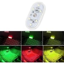 7 Renk Değişebilen Dokunmatik Sensörlü Mini 6 LED Lamba USB Şarj Edilebilir Mıknatıslı Aydı