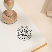 Özel Öğretmen Kaşesi Mührü Kitap Mührü ve Istampa Set R5814-09