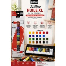 Artlantis Yağlı Boya 18 Renk 12 ml 1 Paket Pepeo Yağlı Boya Seti 18 Li Ahşap Tuval Taş Ağaç Boyamalar Için Idea Boyama Seti