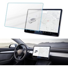 Hd Temperli Cam Uyumlu Tesla 3/y 15 "merkezi Kontrol Dokunmatik Araç Navigasyon Ekran Koruyucu Arab