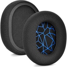 Arctis 1 3 5 7 9x Pro Uyumlu Kulaklık Pedi ve Süngeri - Siyah Mavi Kumaş
