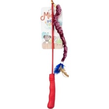 Alvera Collection Karnaval Lastikli Olta Kedi Oyuncağı Kırmızı