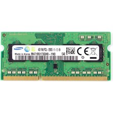 Samsung Dizüstü Bilgisayar Belleği 4gb 1RX8PC3L-12800S-11-13-B4 M471B5173QH0-YK0