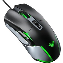 F816 Rgb Efektli 12800DPI Kablolu Optik Gaming Oyuncu Mouse