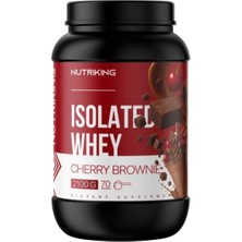 Nutriking 2000 gr Vişne Brownie Aromalı Whey Isolate Protein 66 Servis Toz İçerik ile Güçlü Destek