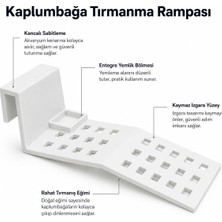 Wahw Pet Kaplumbağa Tırmanma Rampası – Akvaryum Dinlenme ve Beslenme Platformu