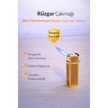 UltraMint Rüzgar Geçirmez Çakmak, Şık ve Dayanıklı Tasarım
