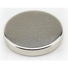 Disk Mıknatıs Ø18X3 mm – 5 Adet Süper Güçlü N35 Yuvarlak Mıknatıs – Manyetik Diskler Dı