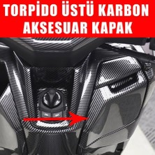 Yamaha Nmax Tech-Max (2025-26) Aksesuar Karbon Torpido Kapak