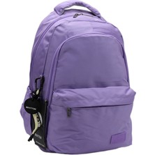 Bevitton Su Geçirmez Kumaş Okul Çantası Moden Unisex Lila Renk Okul Sırt Çantası 2200