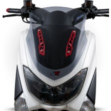 Yamaha Nmax 125-155 (2015-20) Cam Altı Braket Seti Kırmızı