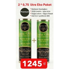 Zeytinci Abla Olgun Hasat 2026 Premium 2'li Eko Paket Natural Sızma Soğuk Sıkım  0,75 Lt