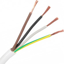 Hünka Ttr Kablo 4*4 Mm2 Beyaz 100'LÜK