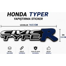 EP Garaj Otomotiv Honda Type R Bagaj / Panjur Amblemi – Sportif Tasarım