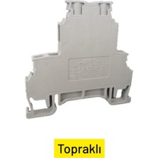 Onka Topraklama Ray Klemens Çift Katlı Mrk-Ç 4mm