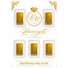 Hürriyet Mücevherat 24 Ayar Gram Altın