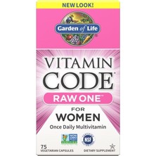 Garden Of Life Vitamin Code Raw One For Women Once Daily Multivitamin 75 Veg. Capsules