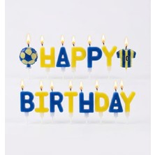 Gaye Tedarik Sarı-Lacivert Happy Birthday Mum Set