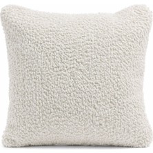     Zeybek Home Premium Krem Boucle Kırlent Kılıfı | Lüks Dokulu Dekoratif Tasarım