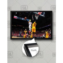 SML Tablo Kobe Bryant Efsane Smaç Nba Basketbol Yatay Çerçeveli Kanvas Tablo
