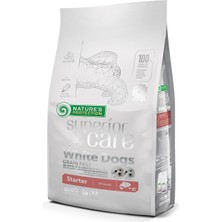 Nature's Protection Superior Care Beyaz Tüylü Köpekler Için Tahılsız Somonlu Tüm Irklar Yavru Başlangıç Köpek Maması 17KG