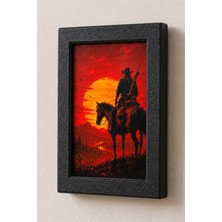 Hunga Red Dead Redemption Çevçeveli Poster