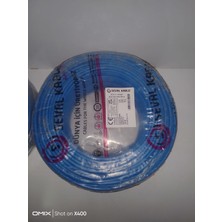 Seval Kablo H07V-K (450/750 V) 6mm² Nyaf Mavi Kablo (100MT)