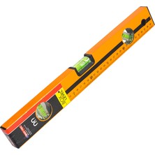 Bay-Tec Düz Su Terazisi 40mm Turuncu MK0662 Alüminyum Gövde Yüksek Hassasiyetli Ölçüm Aracı