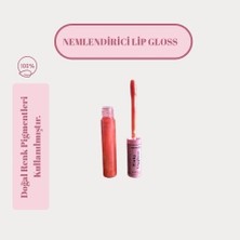Orimin Vanilyalı Hafif Pembe Tonlu Lip Gloss  %100 Doğal