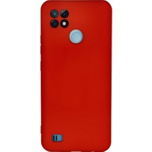 TeknoKapsül C21 Kılıf Nano Içi Kadife Silikon - Kırmızı
