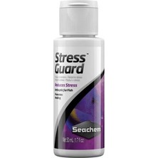 ‎Seachem Seachem Stressguard 50 ml Stres Giderici Akvaryum Su Bakımı Ürünü, Yaralı Balıkların İyileşmesini Destekler