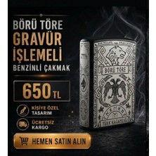 Talat Börütöre Gravür Işlemeli Benzinli Çakmak