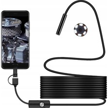 Munico 15 Metre Endoskop Kamera 6x LED Inceleme Android Pc Lavabo Motor Tamir Aralara Giren Kamera