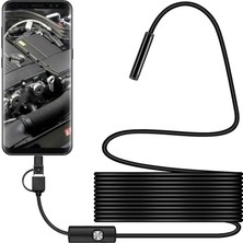 Munico 10 Metre Android Endoskop 3 In1 Usb/mikro Usb/tip-C Muayene Kamerası Akıllı Telefon Için Su Geçirmez