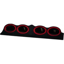 Ysn Tuning Tofaş Kartal Uyumlu Kırmızı Renkli Halkalı Pandizot Oval 4X6X9 cm