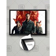 SML Tablo Soysuzlar Çetesi Brad Pitt Inglourıous Basterds Quentin Tarantino Film Yatay Çerçeveli Kanvas Tablo