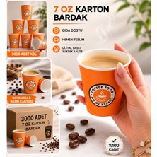 Gnç Ambalaj 7 Oz Karton Bardak (300 Adet)