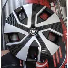 Yk 14 Inç Hyundai Accent Era / Getz / Blue / I10 / I20 Uyumlu Jant Kapağı 4'lü Takım Amblem Hediyeli