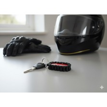 Ümraniye 3D Motogift Honda Forza Uyumlu Zincir Detaylı Motosiklet Anahtarlığı