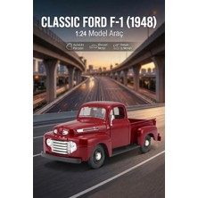Farbu Oyuncak Maisto Orjinal Lisanslı Metal Ford F-1 Pickup 1948 1:24 Die - Cast Çek Bırak Model Araç