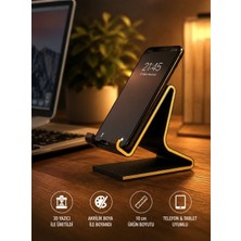 By Konseptt Masaüstü Telefon ve Tablet Standı -Premium Gold ve Siyah Renk