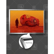 SML Tablo Bladerunner 2049 Filmi Ilüstrasyon Yatay Çerçeveli Kanvas Tablo