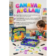 Farbu Oyuncak Canavar Avcıları 25 Parçalı 2-4 Kişilik 15 Dk Oyun Süresi Eğlenceli Eğitici Aile Kutu Oyunu Seti