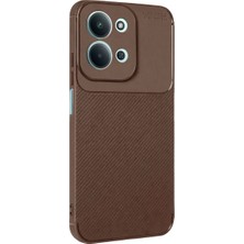Newface Xiaomi Redmi 15C 5g Auto Focus Karbon Kapak - Kahverengi