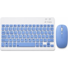 Tepex  Premium Kalite Tüm Cihazlarla Uyumlu Sarj Edilebilir Kablosuz Bluetooth Klavye ve Mause Seti